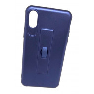 Capa De Silicone Motomo Con Anillo De Dedo Para Apple Iphone X (5.5 ) Azul